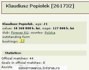 Ciudateniile Sokkerului - Un jucator cu valoare de peste 10 milioane - Comentarii